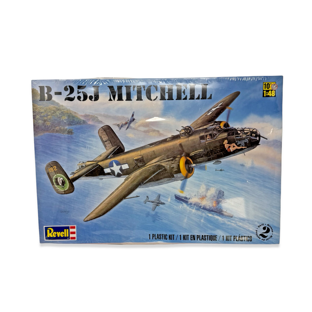 Revell B-25J Mitchell Aircraft Plastic Model Kit 1:48 Scale 85-5512 New Sealed